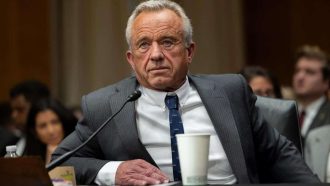 WASHINGTON DC, UNITED STATES - JANUARY 30: Robert F. Kennedy Jr., nominee to be Secretary of Health and Human Services, testifies in front of the Senate Health, Education, Labor, and Pensions in Washington DC, United States on January 30, 2025. (Photo by Nathan Posner/Anadolu via Getty Images)
