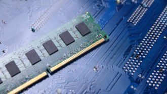 Computer,Memory,Ram,On,Motherboard,Background,.,Close,Up.,System,