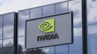 Delhi,,India-,20,May,2025;,Nvidia,Corporate,Building,Featuring,Bold
